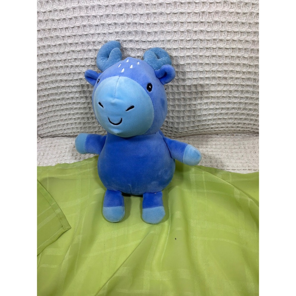 Woodland Unisex Animal Adventure Moose Plush Small Blue